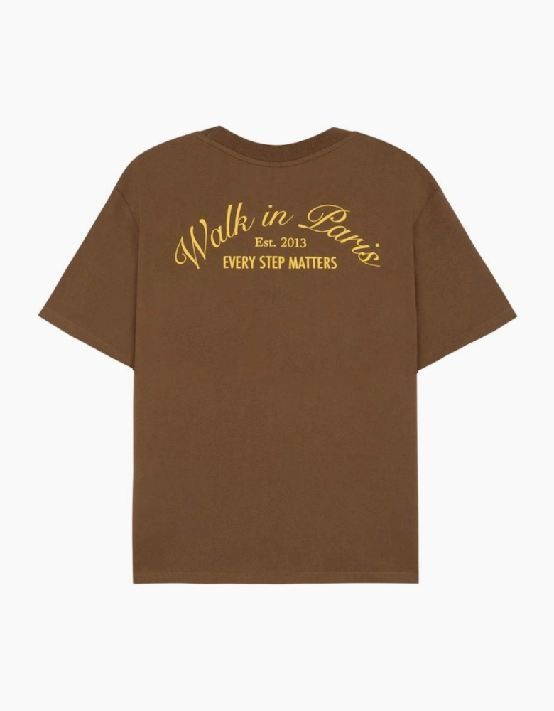 Walk In Paris Signature Brown t-shirt