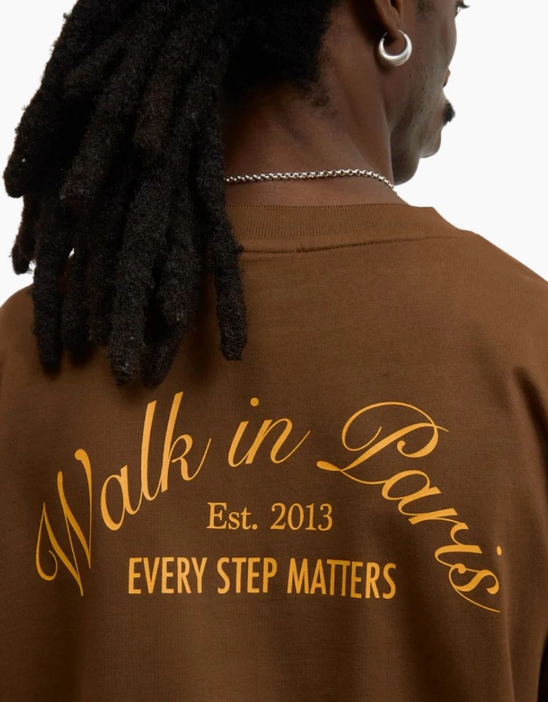Walk In Paris Signature Brown t-shirt