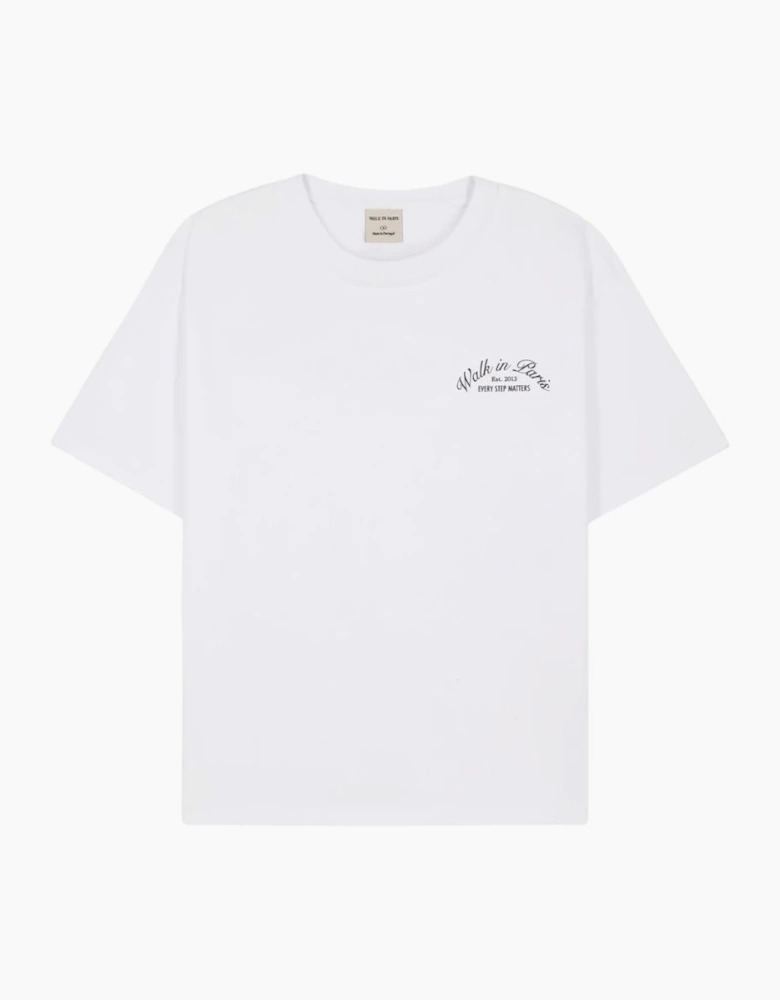 Walk In Paris Signature White t-shirt