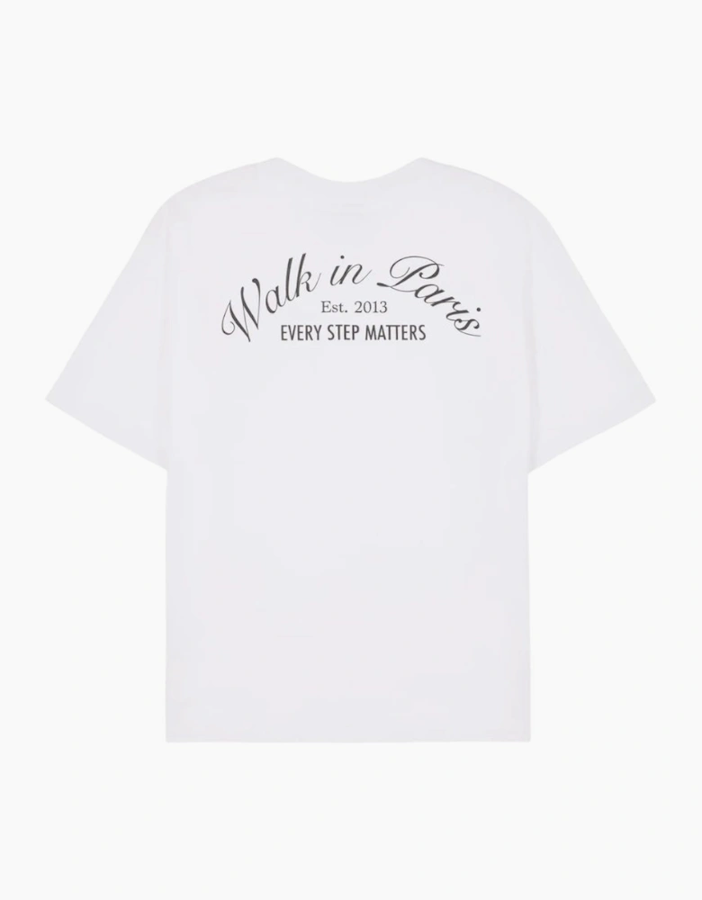 Walk In Paris Signature White t-shirt