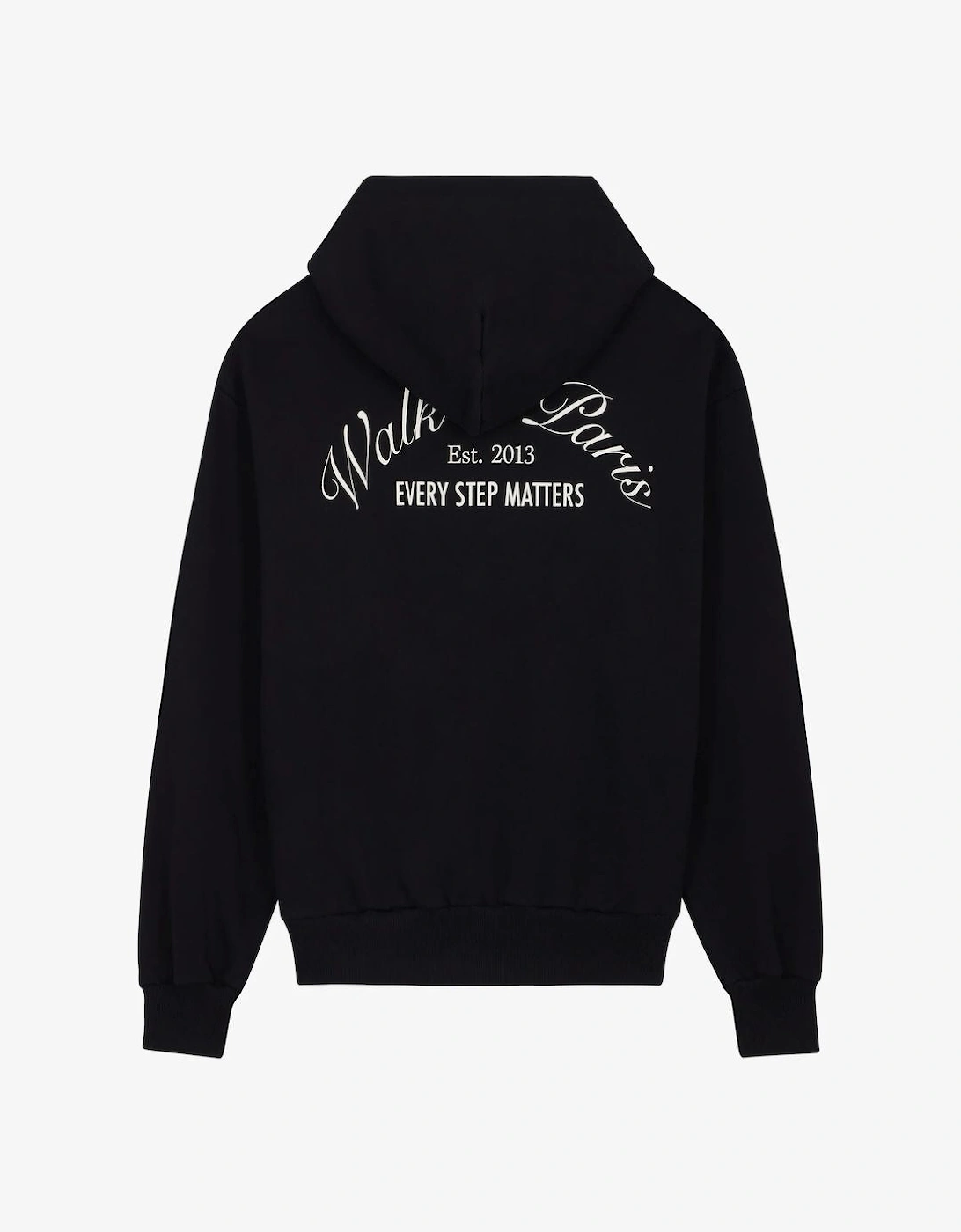 Walk In Paris Signature Black Zip-Up Hoodie