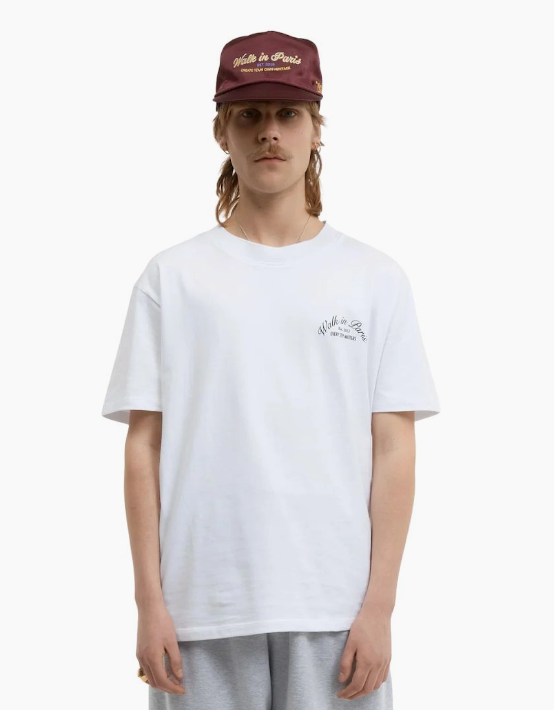 Walk In Paris Signature White t-shirt