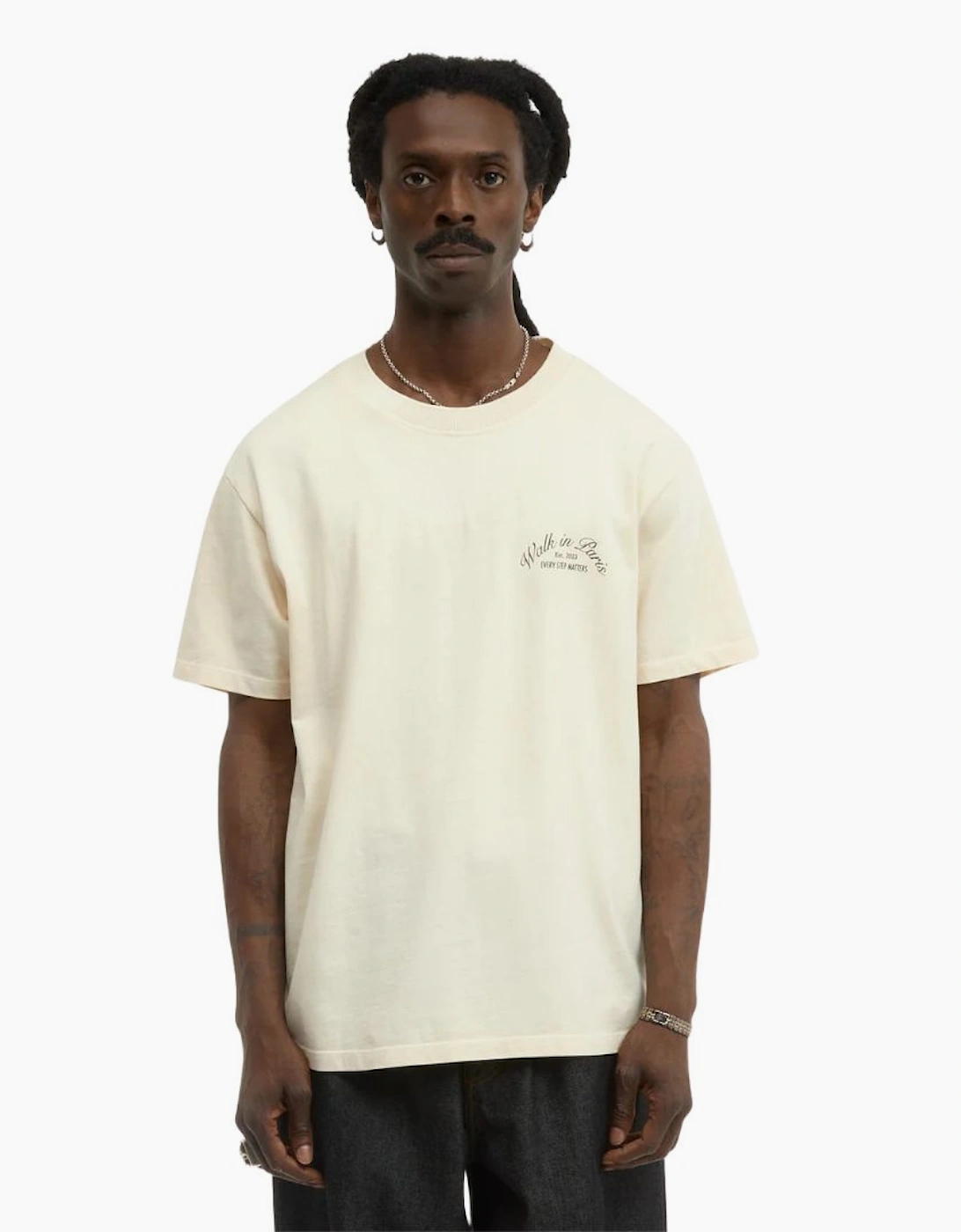 Walk In Paris Signature Beige t-shirt