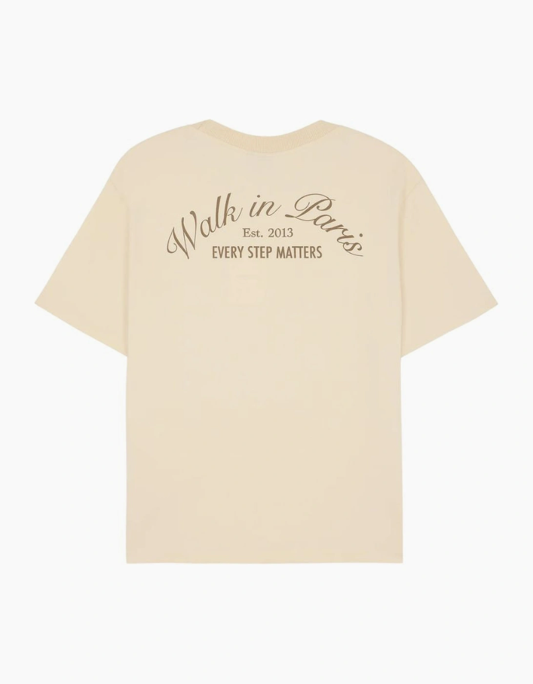 Walk In Paris Signature Beige t-shirt