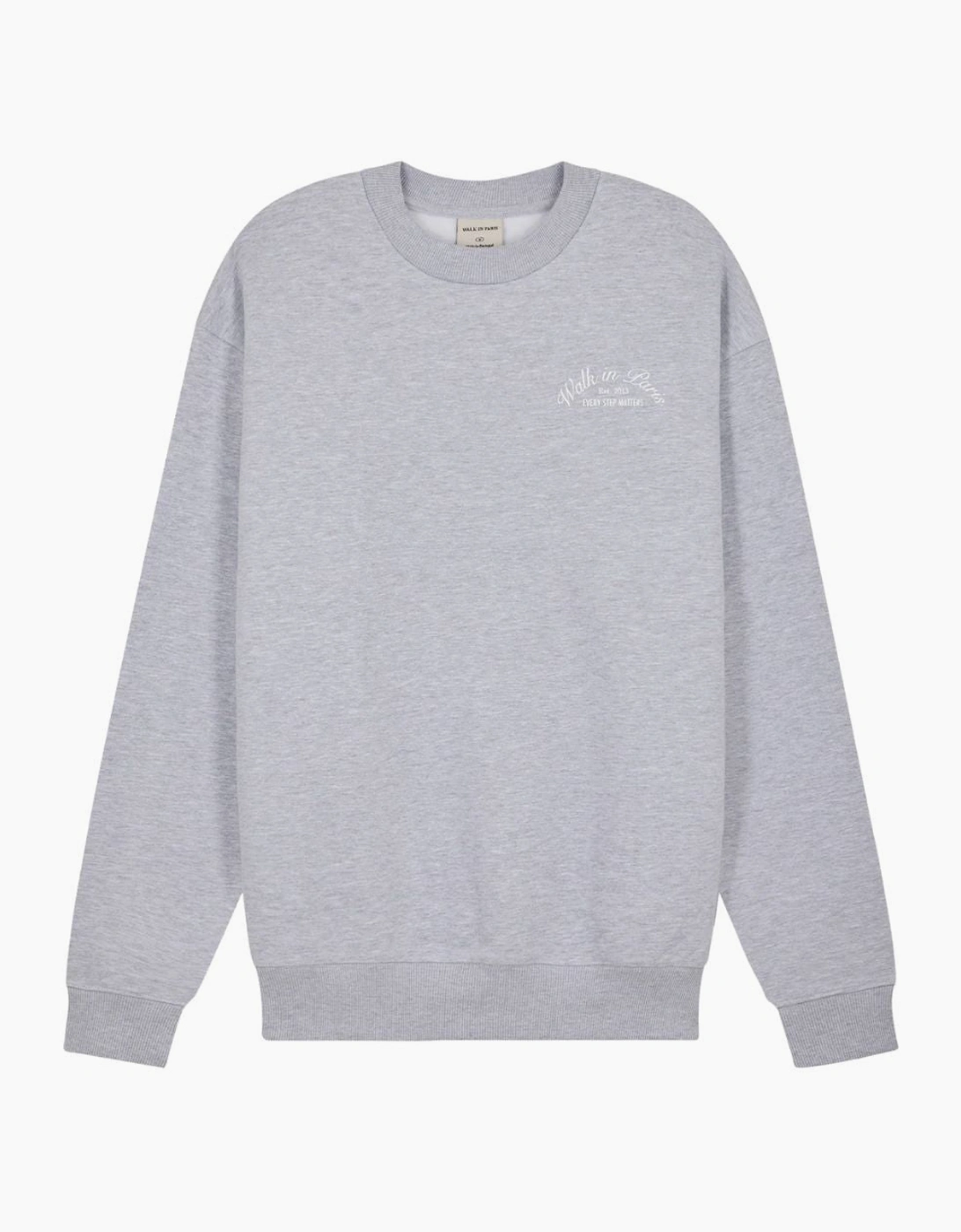 Walk In Paris Signature Grey Sweatshirt