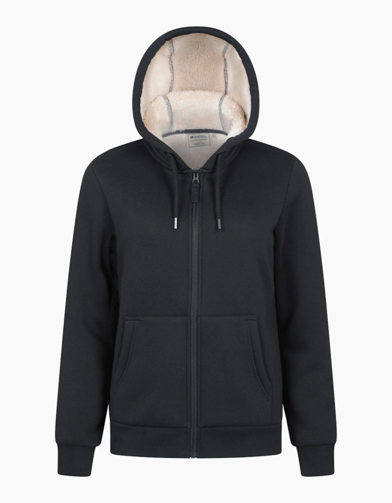 Mountain Warehouse Womens/Ladies Dalton Sherpa Lined Full Zip Hoodie