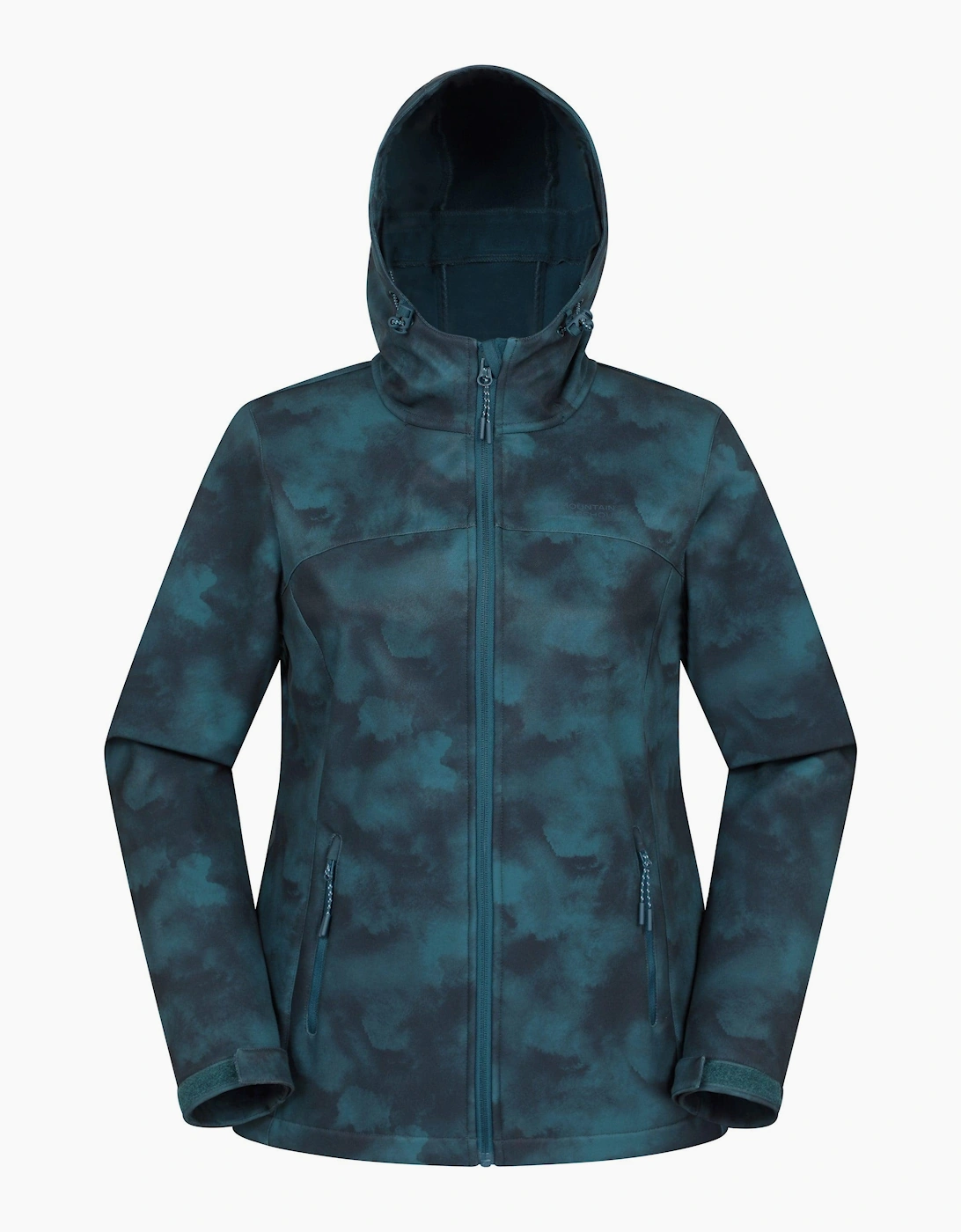 Mountain Warehouse Womens/Ladies Exodus Printed Water Resistant Soft Shell Jacket