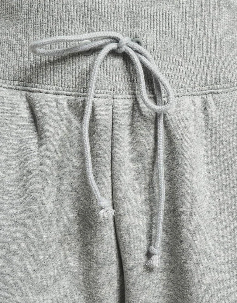Nike Womens Phoenix Fleece Wide Leg Joggers in Grey