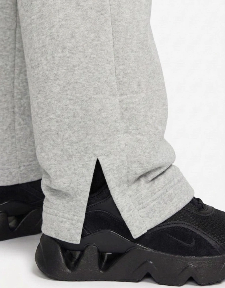 Nike Womens Phoenix Fleece Wide Leg Joggers in Grey
