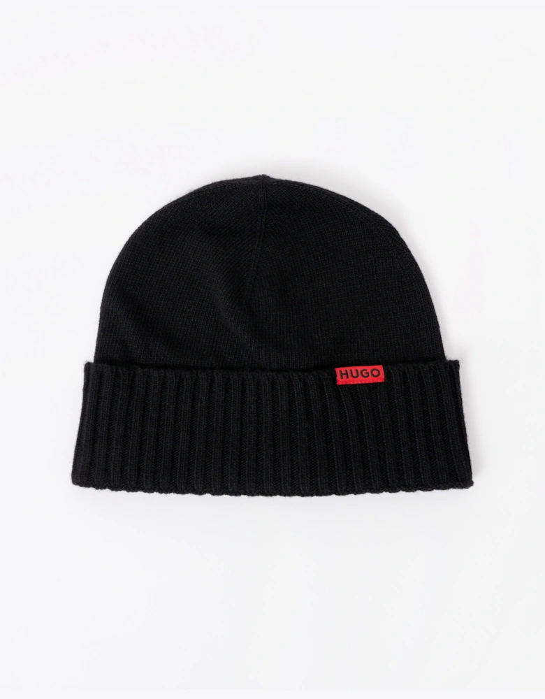HUGO Xanti Mens Beanie and Gloves Gift Set - Black 001