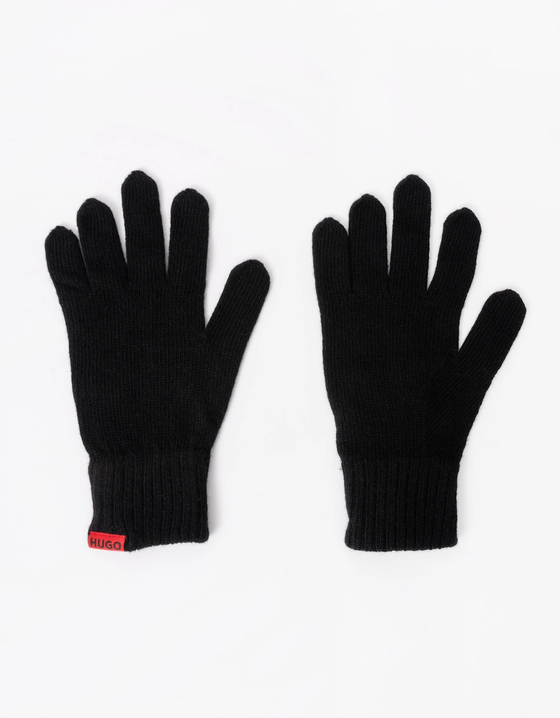 HUGO Xanti Mens Beanie and Gloves Gift Set - Black 001