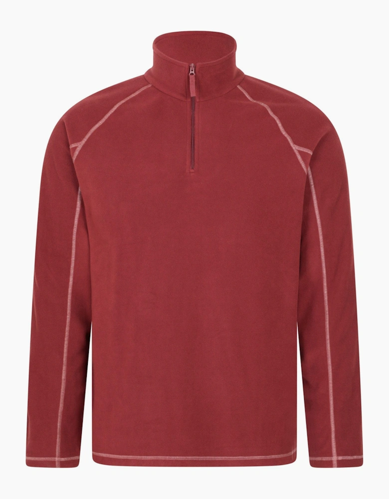 Mountain Warehouse Mens Ashbourne II Half Zip Fleece Top