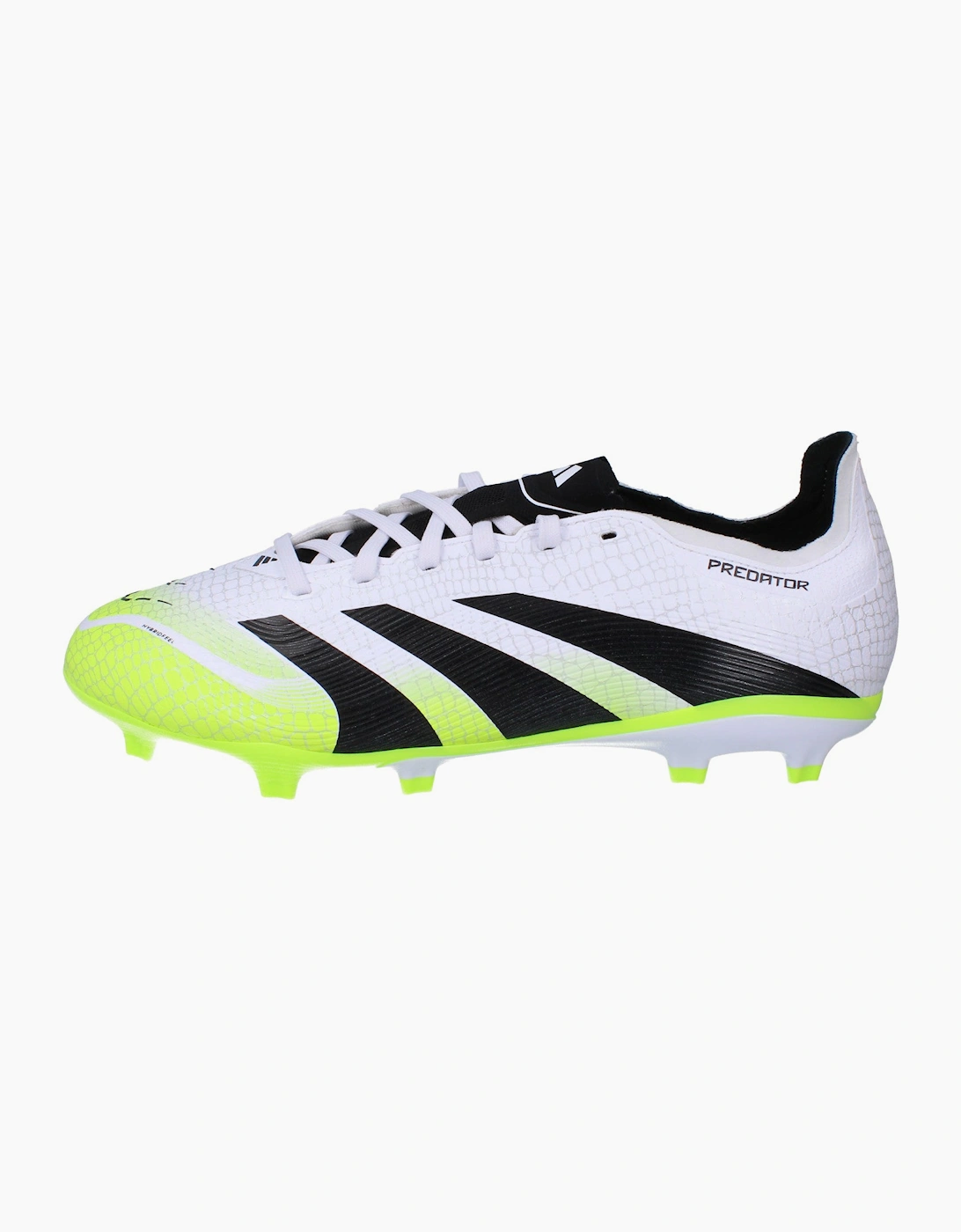 Adidas Men's Predator League Firm Ground Football Boots - White/Blk/Lemon - 8.5 (42.7) - Image 6