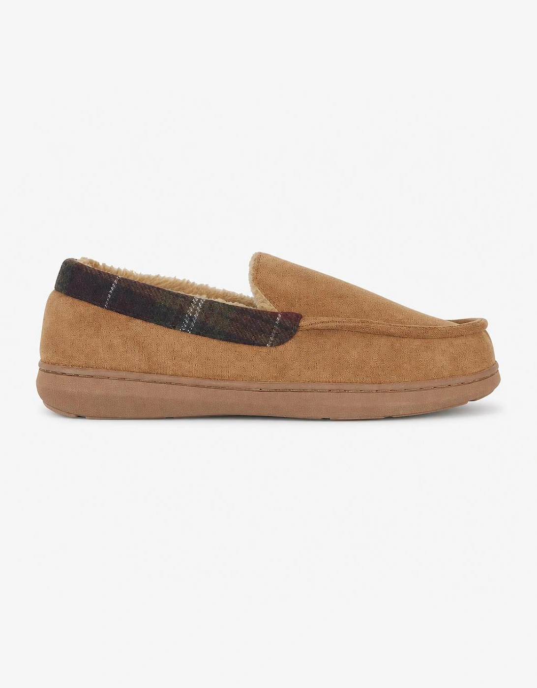 Jo & Joe ST ANDREWS Mens Moccasin Slippers Cognac