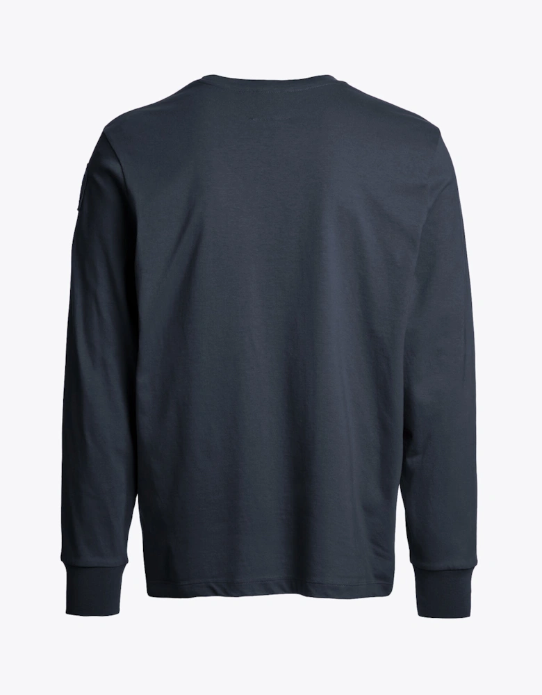 Parajumpers Kip 2.0 Mens Long Sleeve T-Shirt - Blue Navy 316
