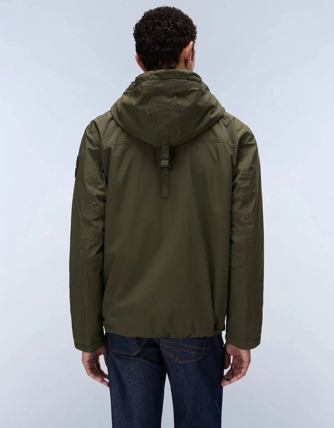 Napapijri Rainforest Winter 3 Mens Hooded Anorak - Olive Night G1F