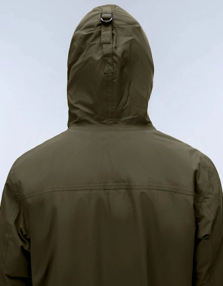 Napapijri Rainforest Winter 3 Mens Hooded Anorak - Olive Night G1F