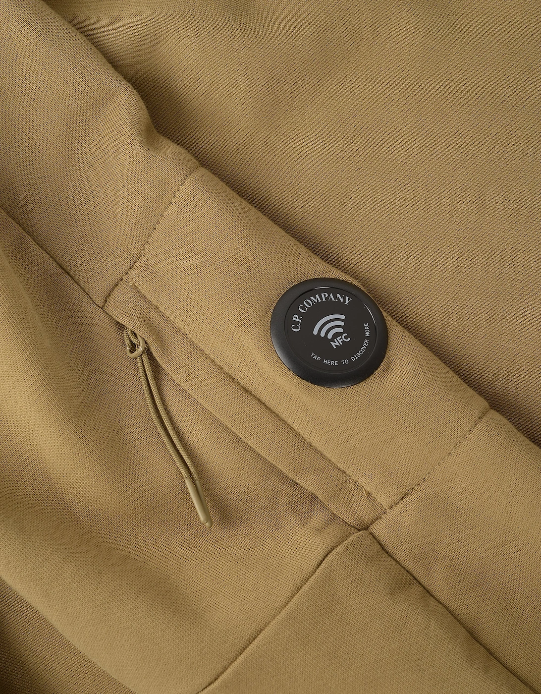 Diagonal Raised 1/4 Zip Sweatshirt Brown/Beige