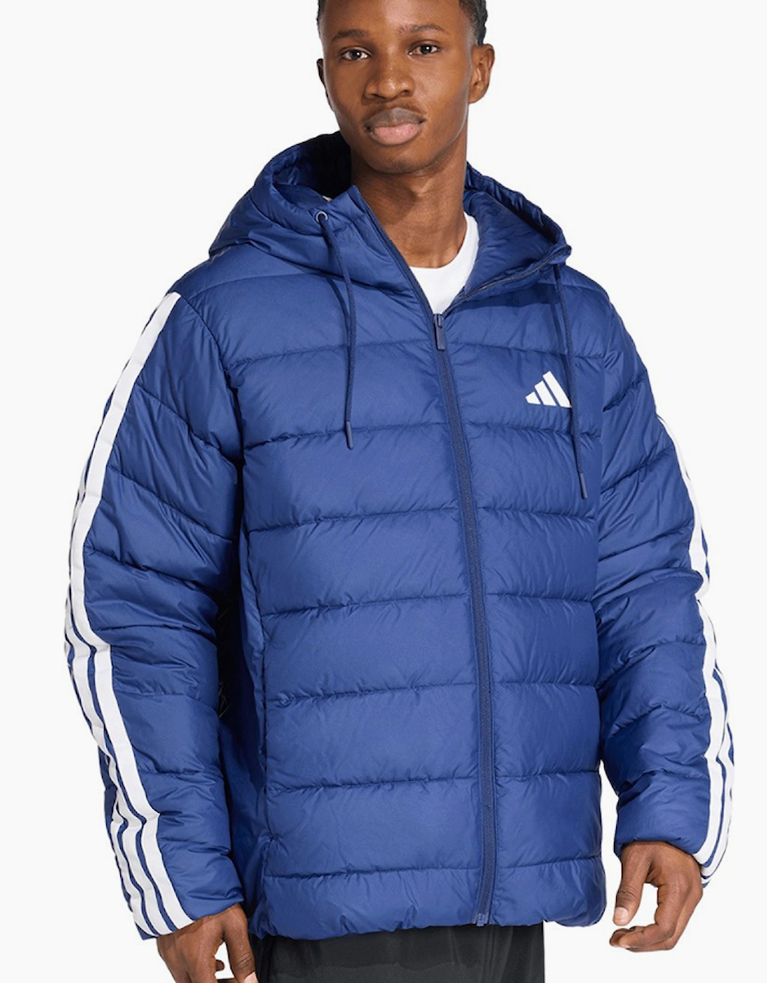 Adidas Essentials 3 Stripes PH Hooded Down Jacket