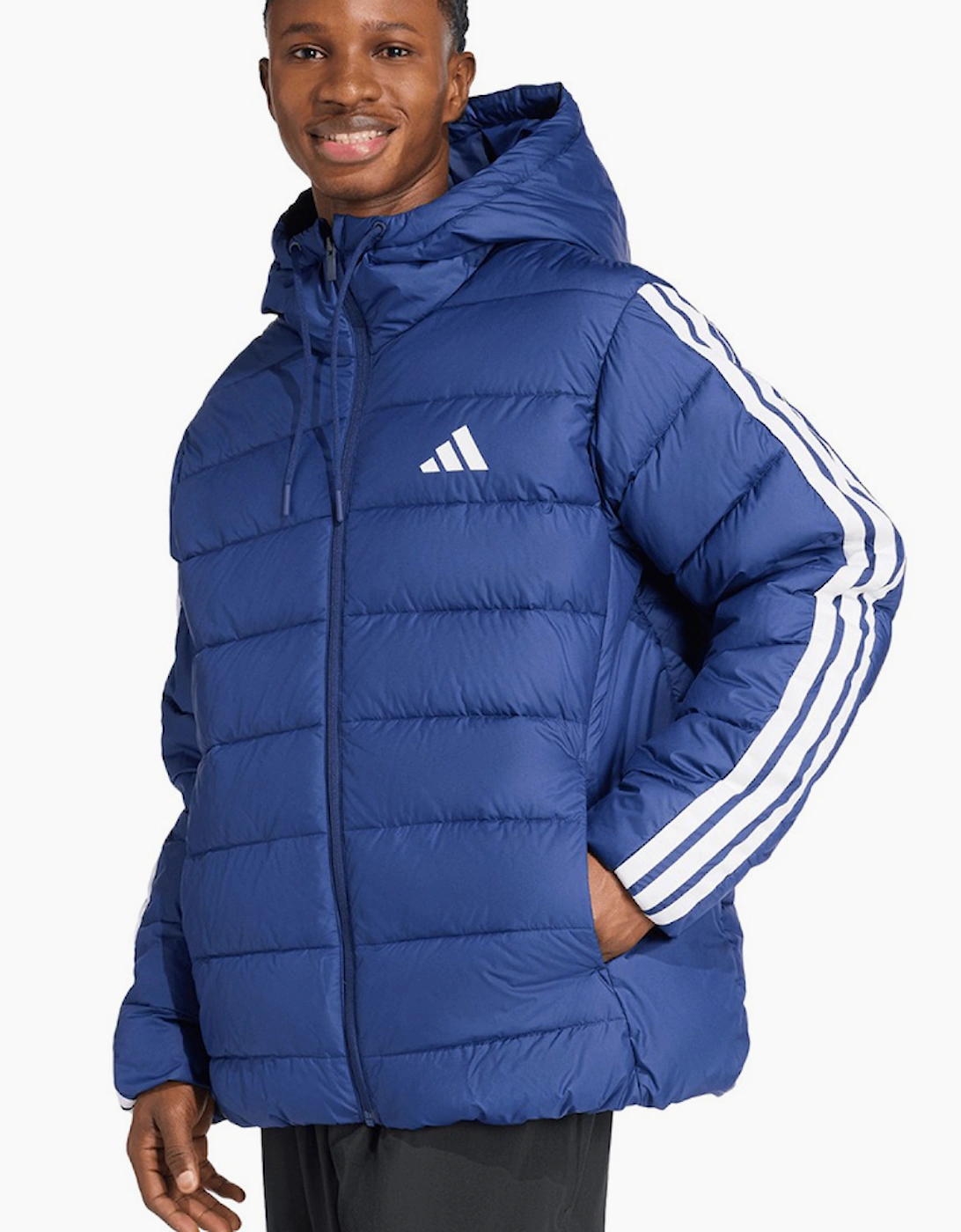 Adidas Essentials 3 Stripes PH Hooded Down Jacket
