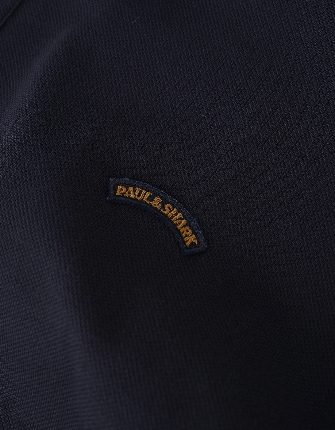 Fine Piquet Cotton Polo Navy