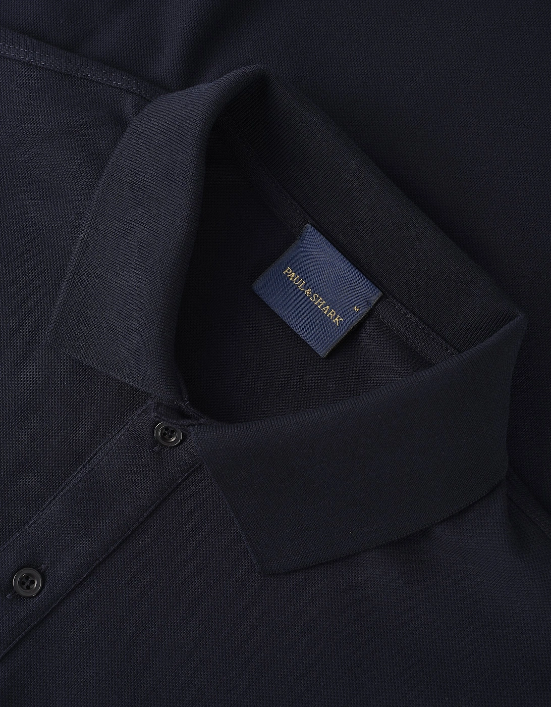 Fine Piquet Cotton Polo Navy