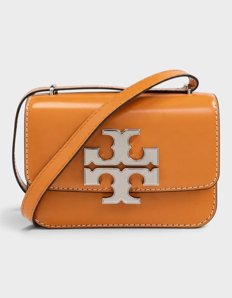 Eleanor Spazzolato Small Convertible Shoulder Bag Peach
