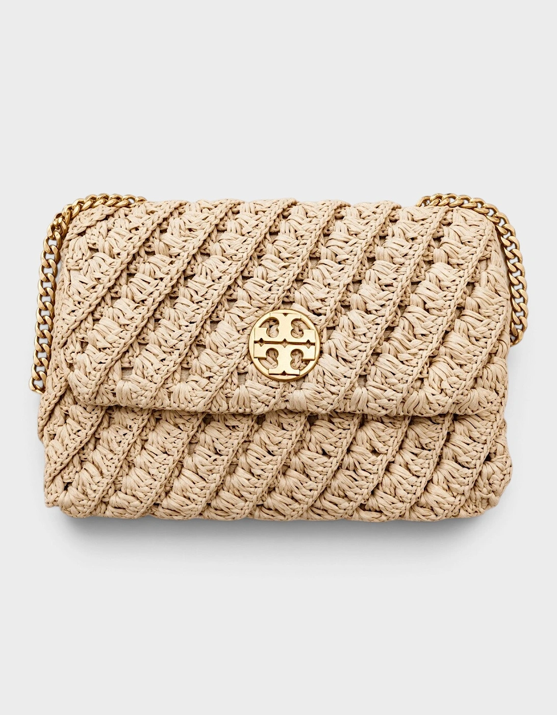 Willa Crochet Small Shoulder Bag Raffia