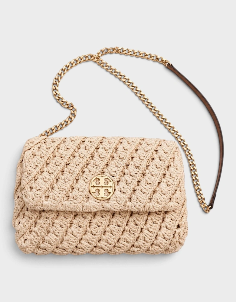 Willa Crochet Small Shoulder Bag Raffia