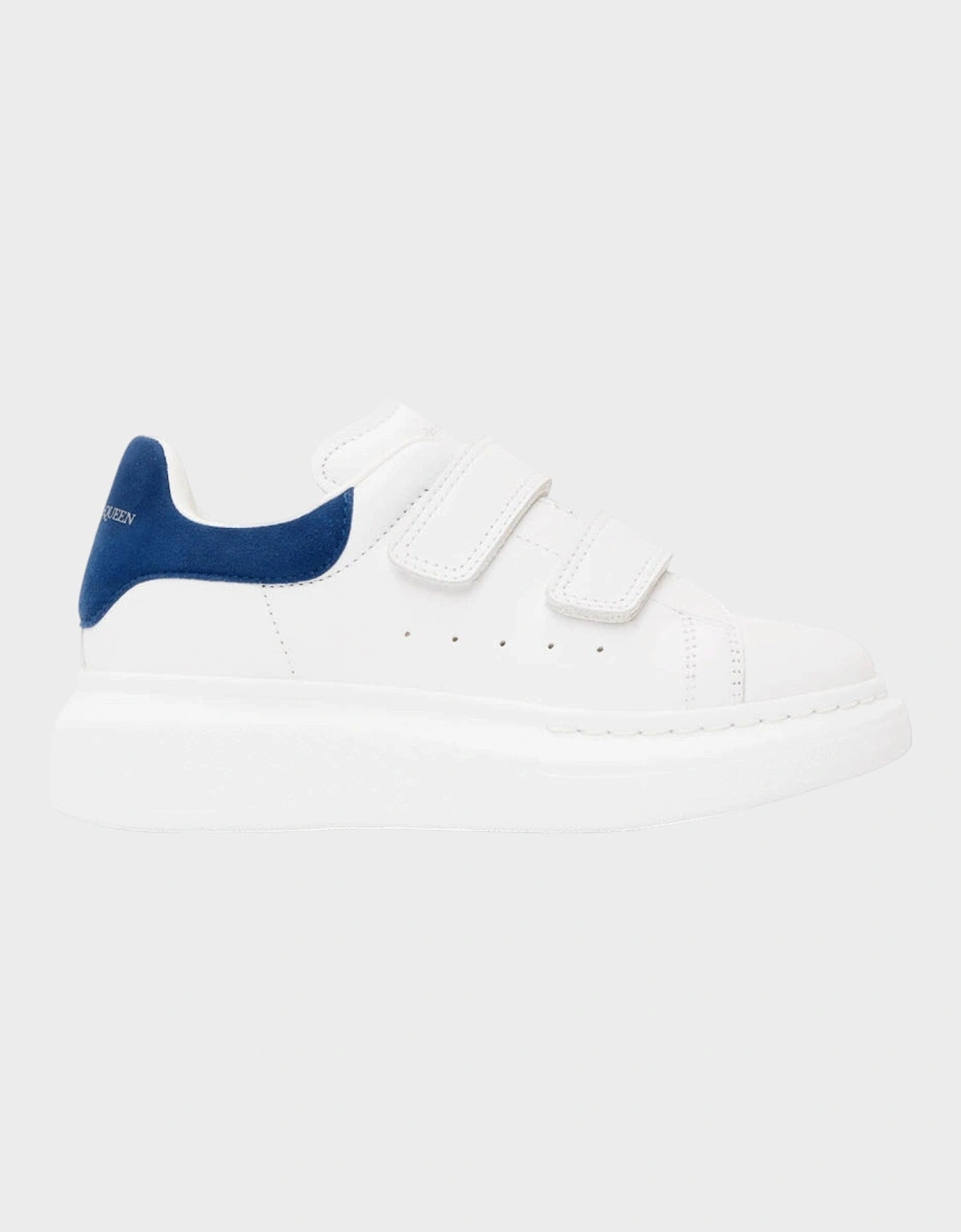 Oversized Velcro Sneakers Blue White
