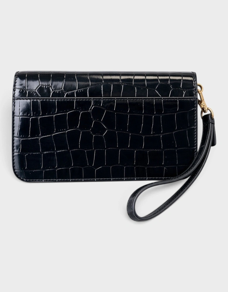 Britten Chain Wallet Wristlet Bag Black