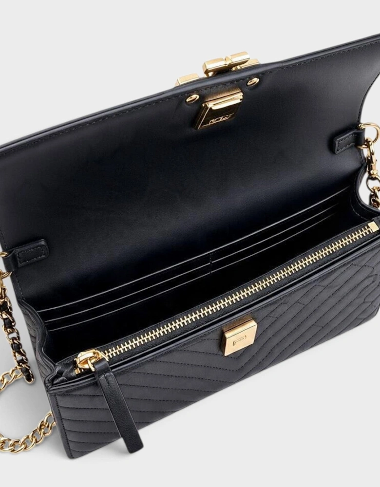 Britten Chain Wallet Wristlet Bag Black