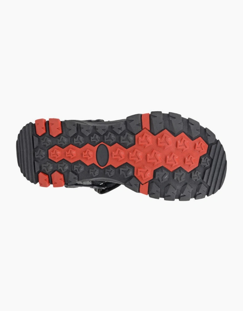 PDQ TRENT Mens Hiking & Trail Sandals Grey/Black