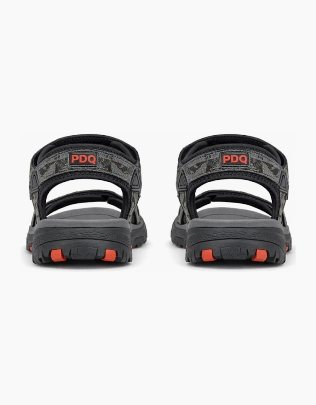 PDQ TRENT Mens Hiking & Trail Sandals Grey/Black