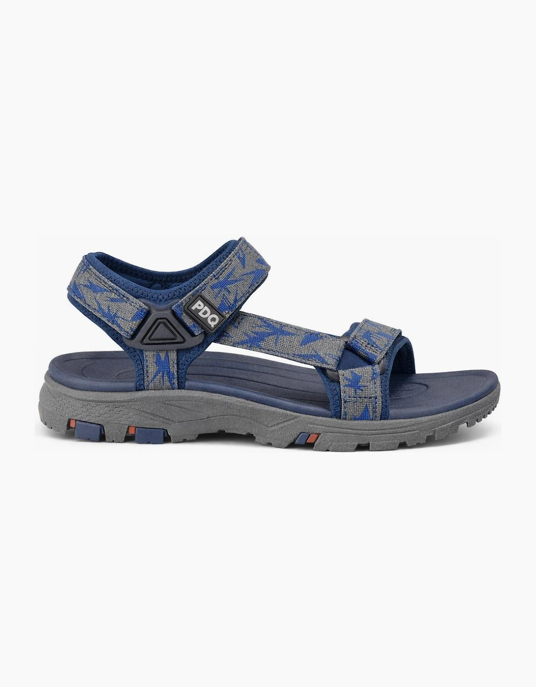 PDQ TRENT Mens Hiking & Trail Sandals Navy/Grey
