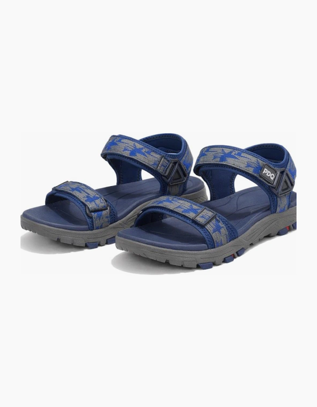 PDQ TRENT Mens Hiking & Trail Sandals Navy/Grey