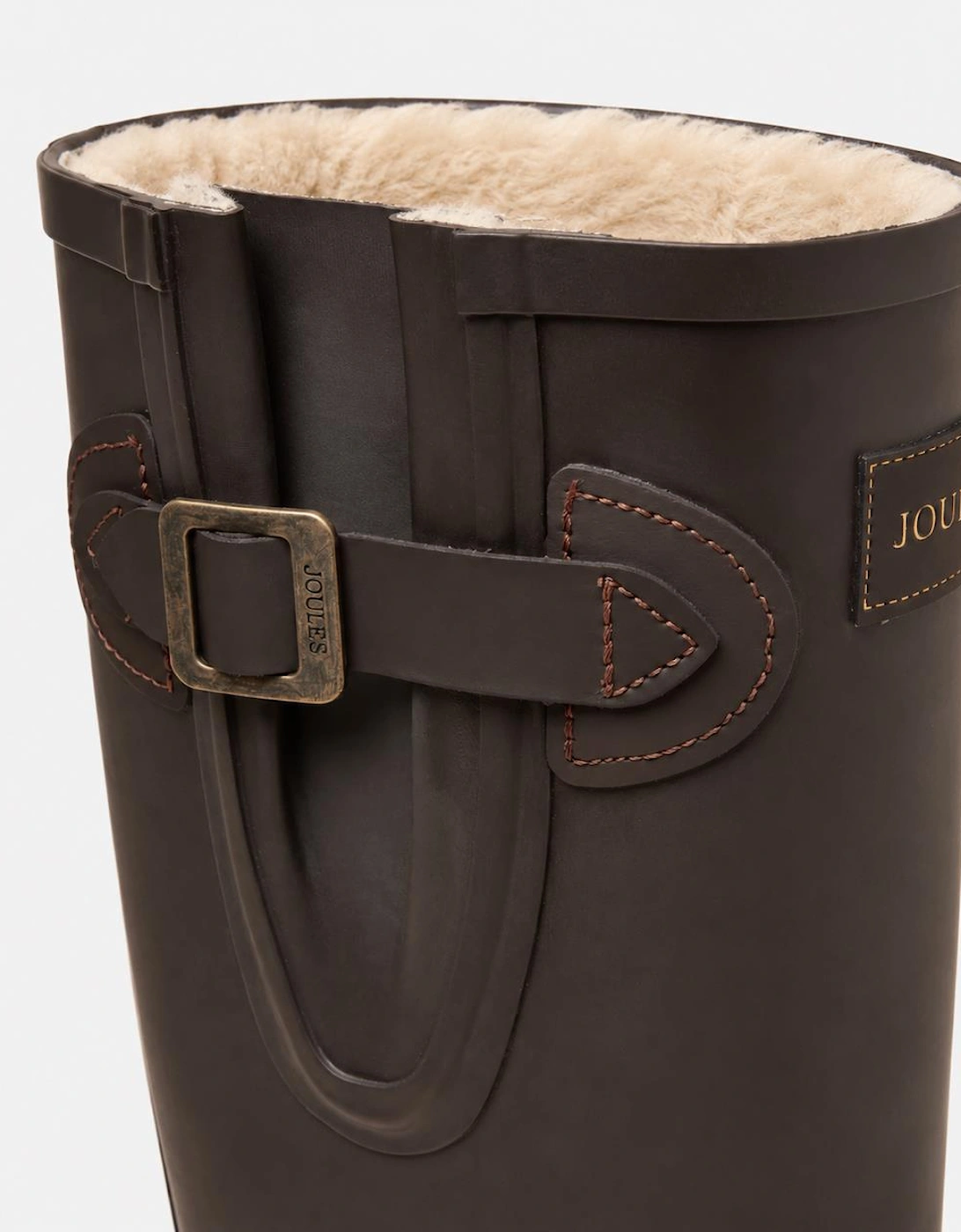Joules HOUGHTON FUR LINED Womens Wellingtons Brown