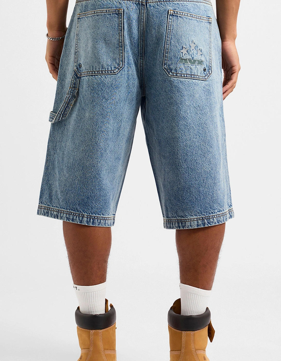 DAM DENIM SHORT - Mid Denim Blue