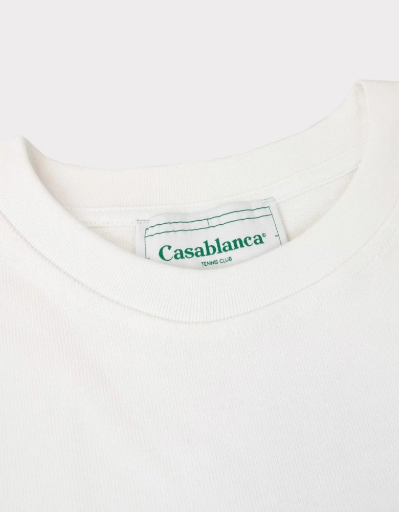 3D Printed Oversized T-Shirt Casa Racing White