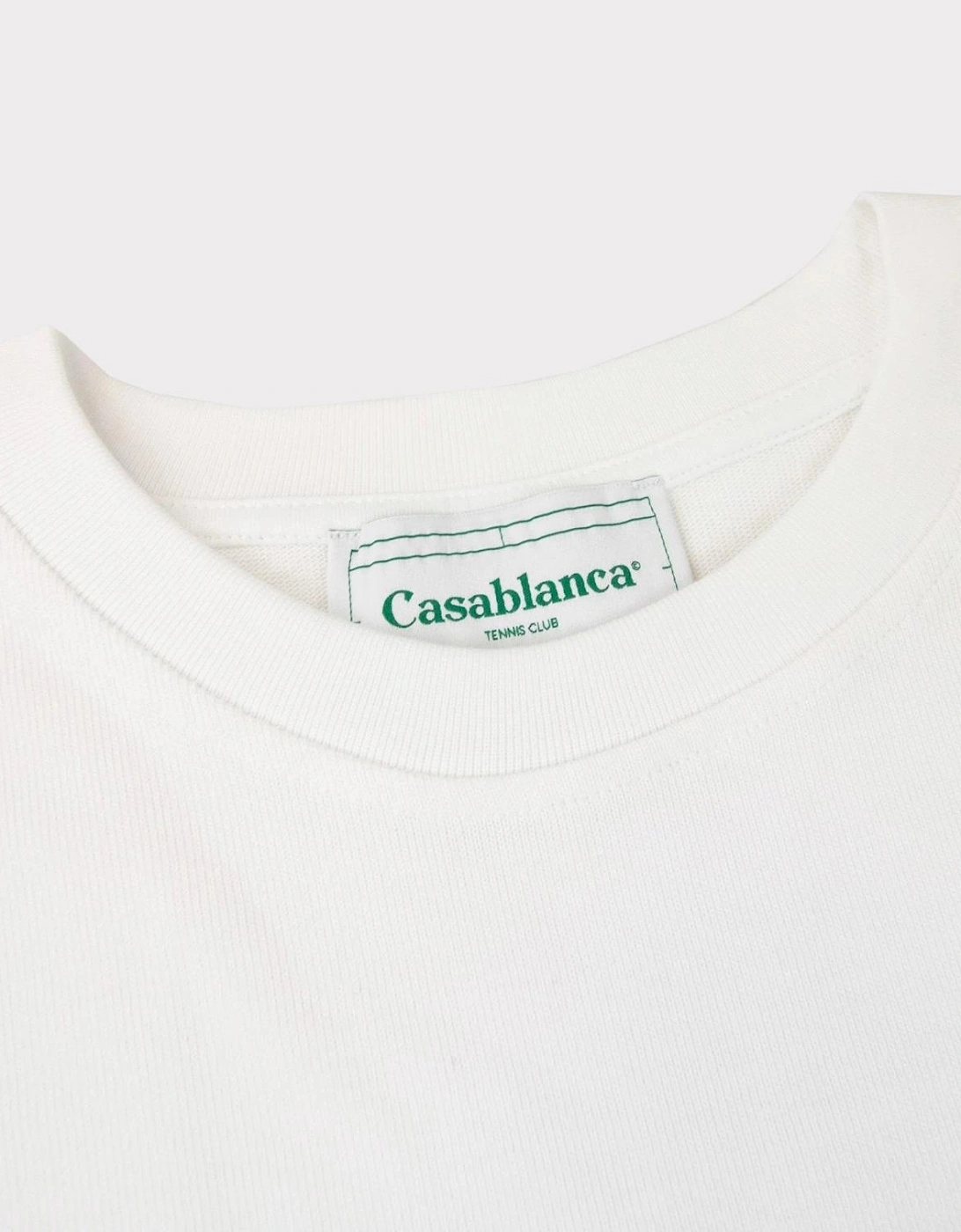 3D Printed Oversized T-Shirt Casa Racing White
