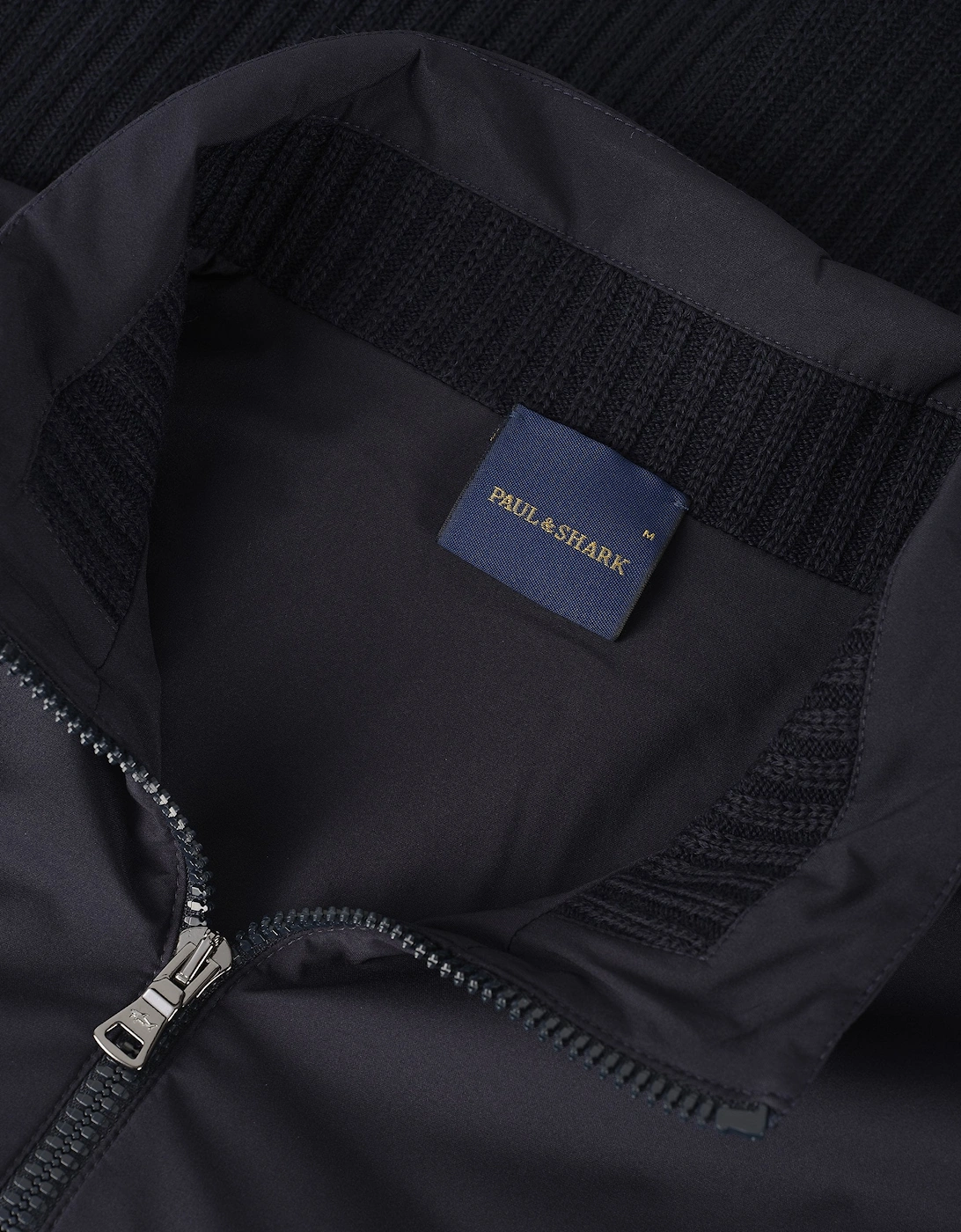 Tech Wool 1/4 Zip Sweater Navy