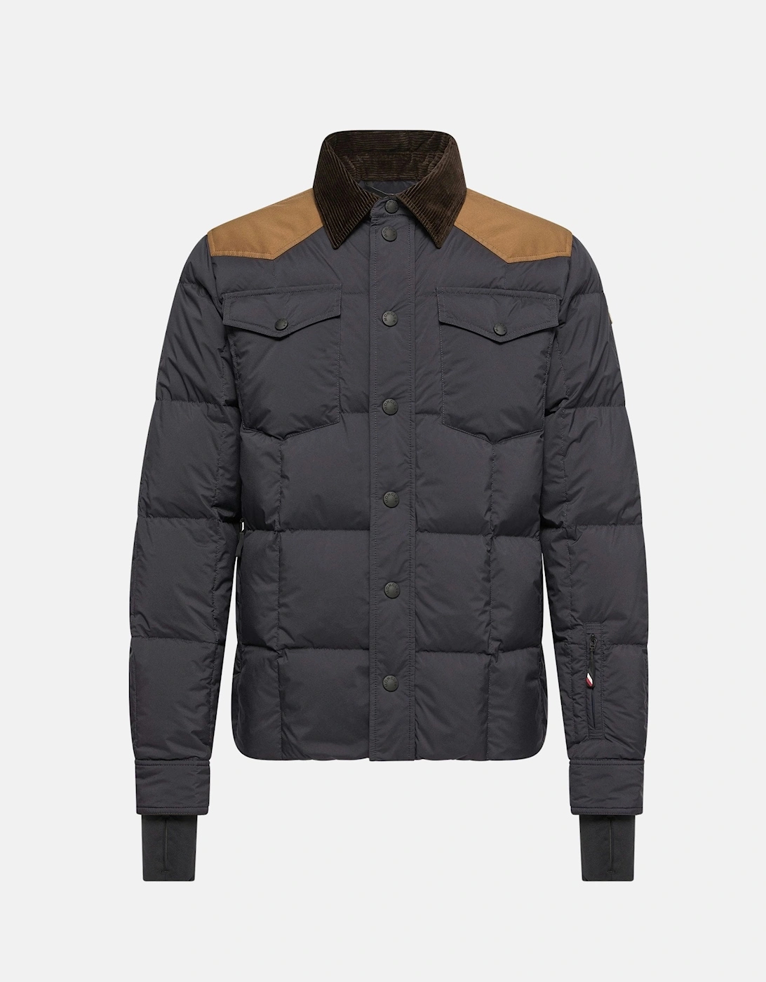 Moncler Grenoble Blue Polyamide Full-Length Jacket - 5 - Image 5