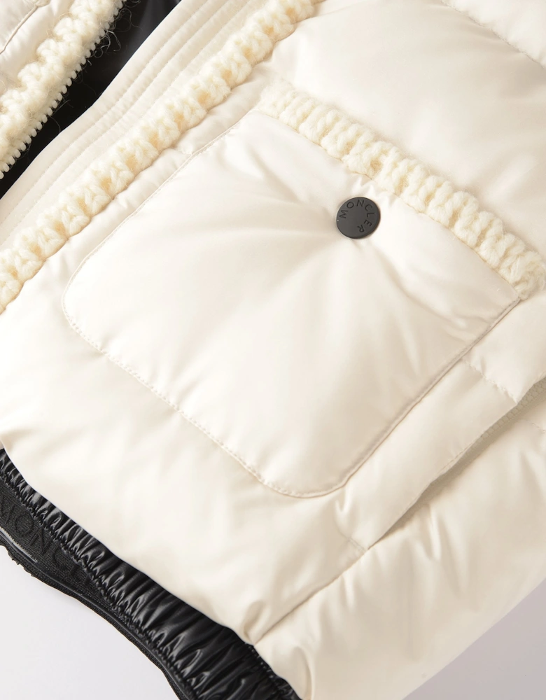 Womens Jolie Bomber Jacket White