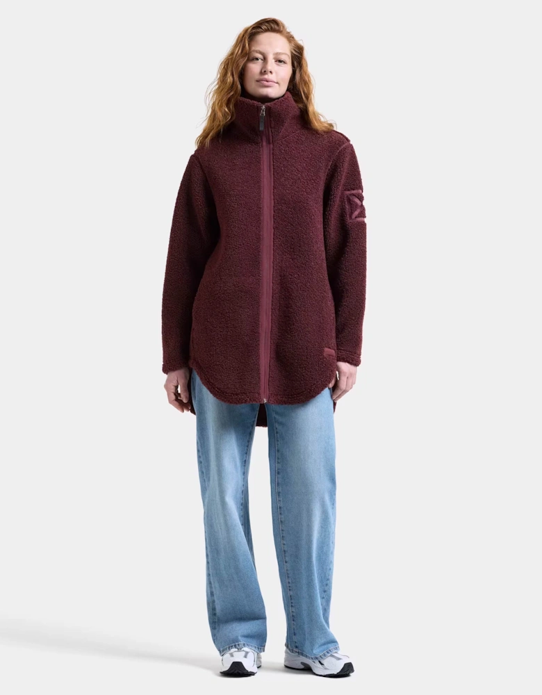 Didriksons Womens Umi Full Zip Fleece 4 - Old rust 147