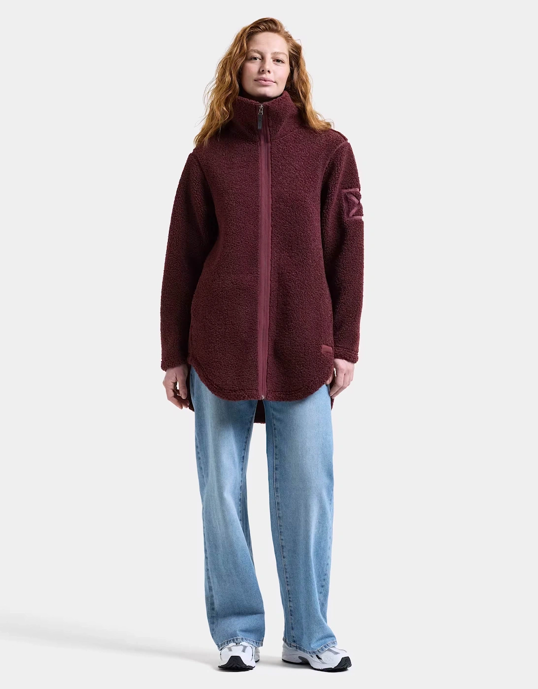 Didriksons Womens Umi Full Zip Fleece 4 - Old rust 147