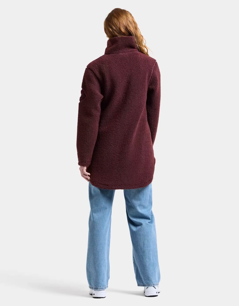 Didriksons Womens Umi Full Zip Fleece 4 - Old rust 147