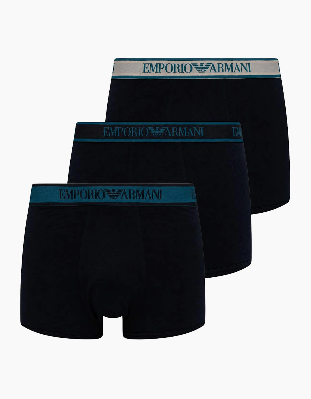 3-Pack Navy Boxer Trunks