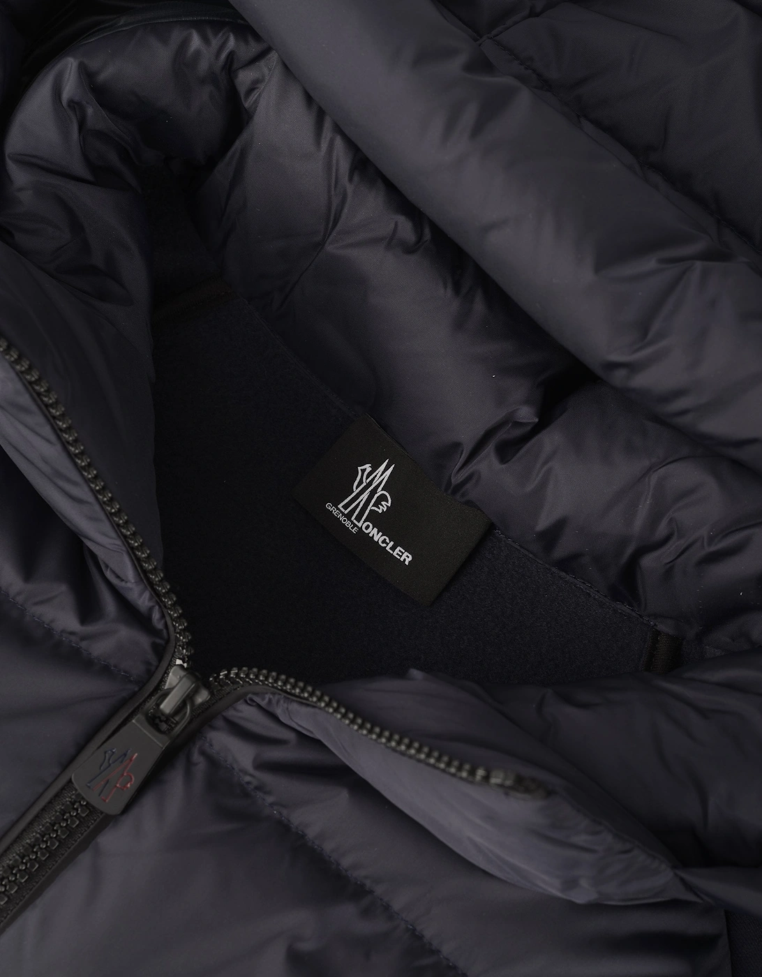 Hybrid Zip Hooded Cardigan Navy