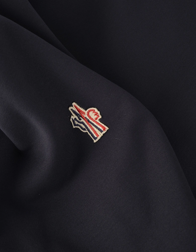 Hybrid Zip Hooded Cardigan Navy