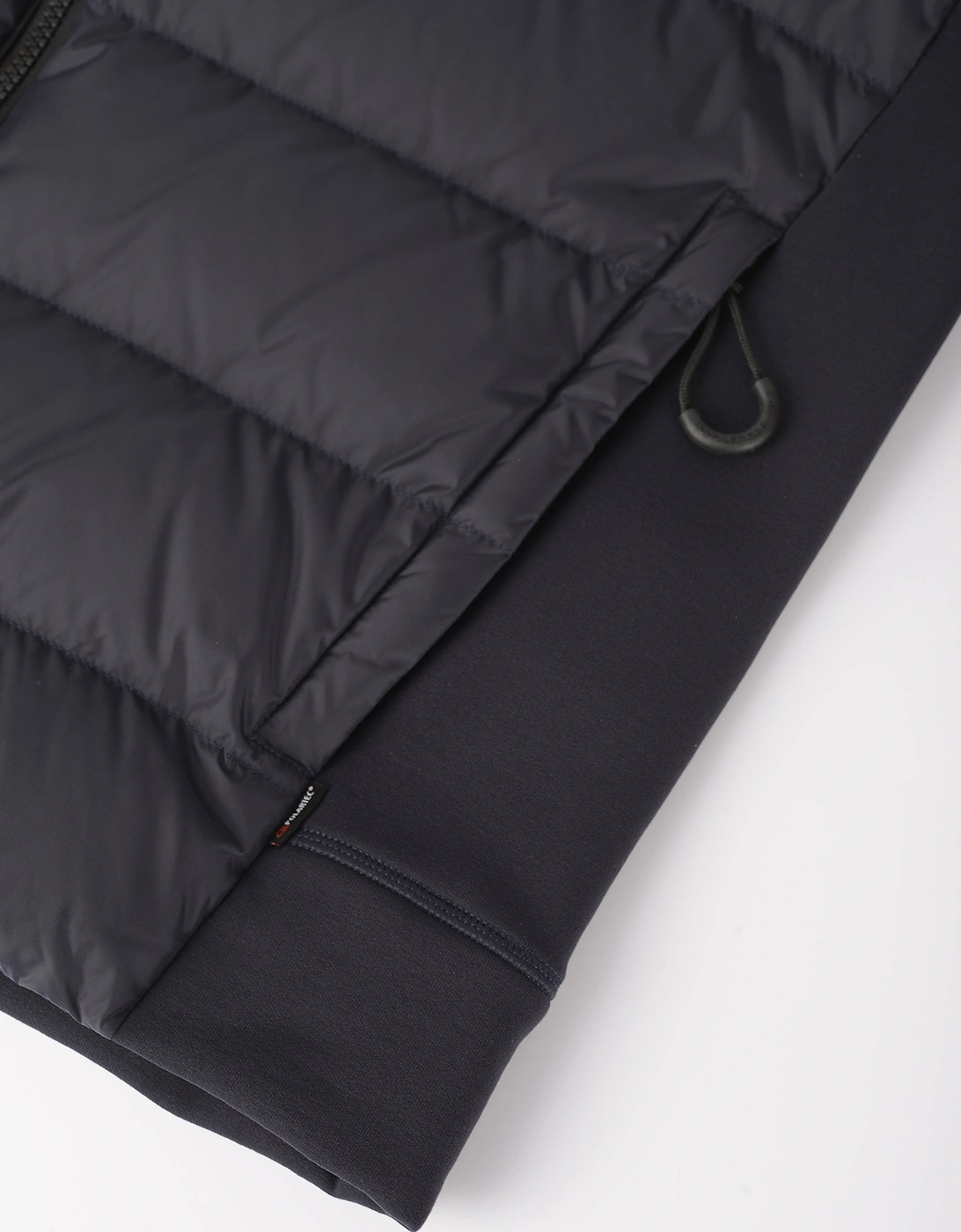 Hybrid Zip Hooded Cardigan Navy